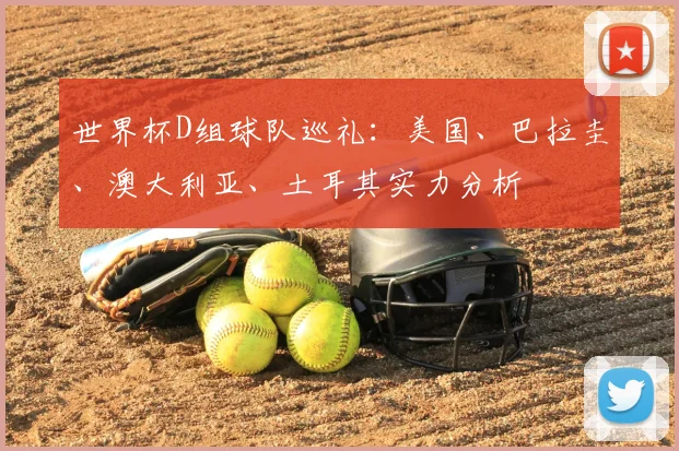 世界杯D组球队巡礼：美国、巴拉圭、澳大利亚、土耳其实力分析
